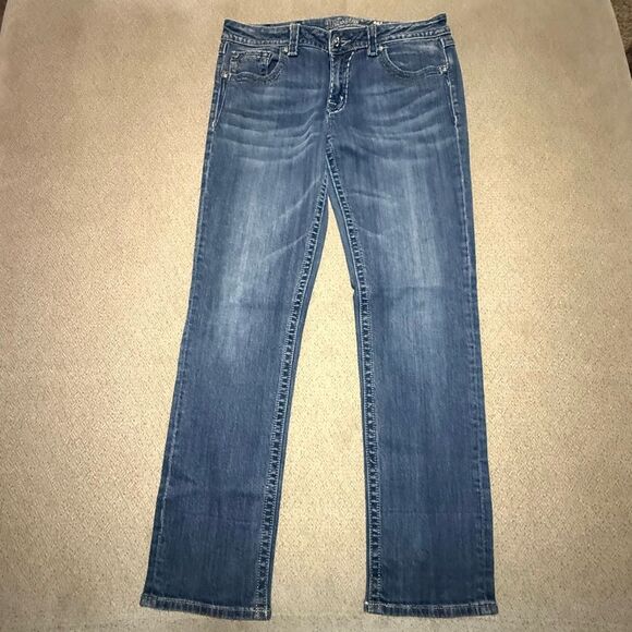 Miss Me 34 JES179SL Skinny comfort Jeans Flap Pocket Embroidered - Picture 3 of 13